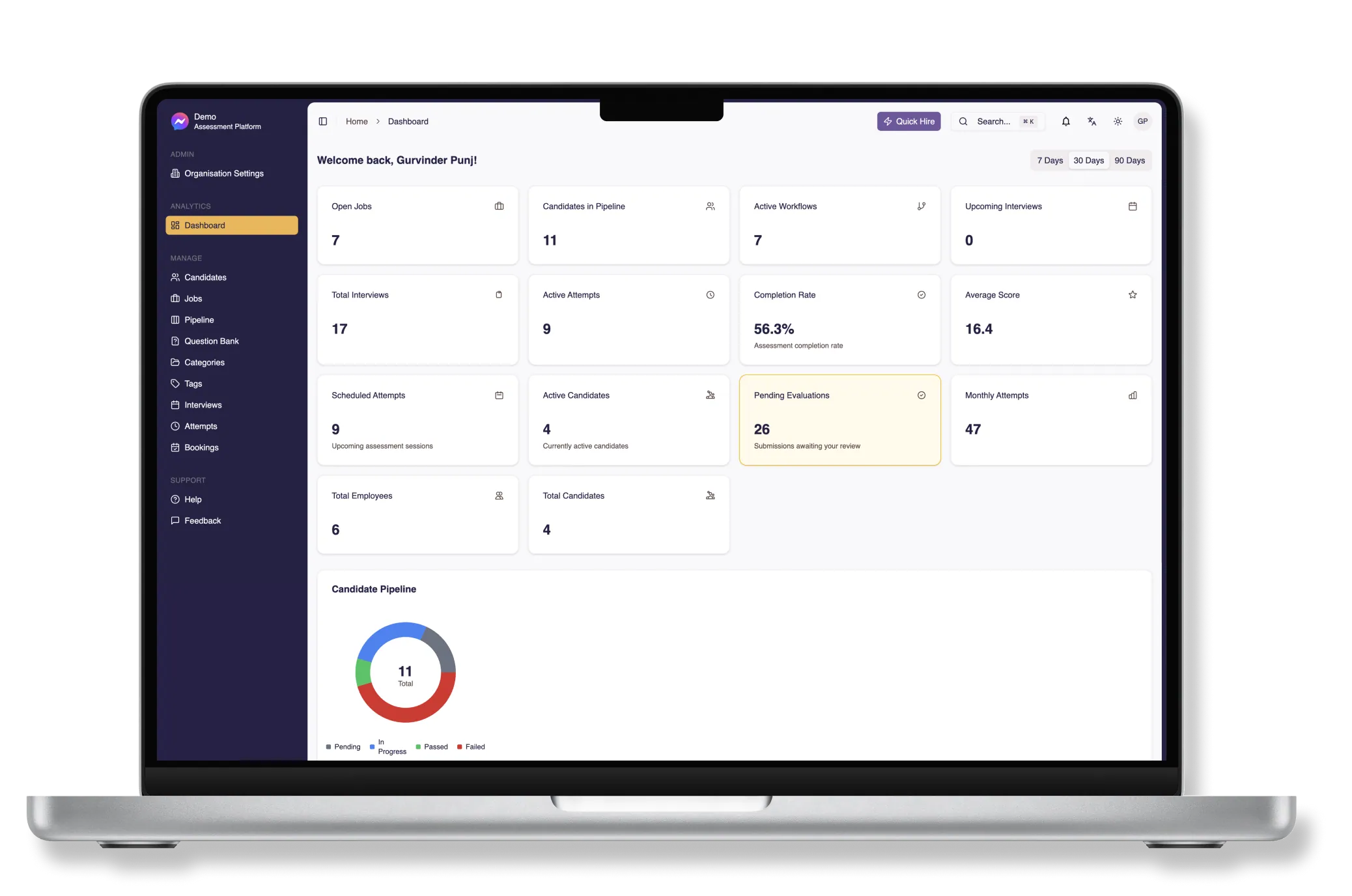 NirnAI dashboard